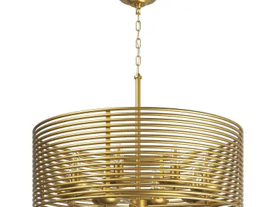 728083 Zeta Lightstar hanging chandelier 3D model