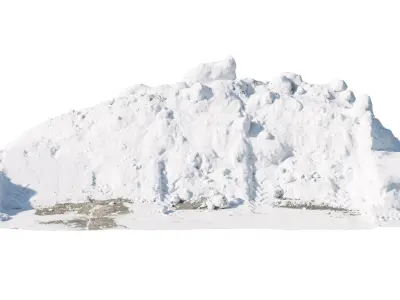 Snow wall Mountain  3D model