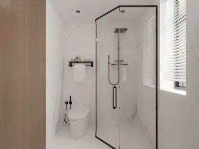 Modern bathroom 3D model