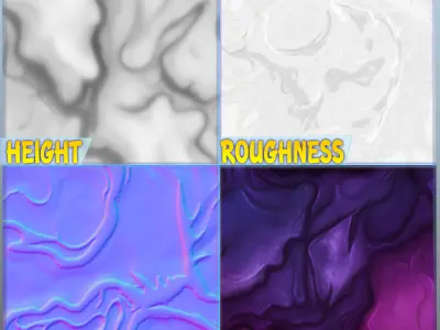  Stylized Lava Seamless Texture Texture purchase