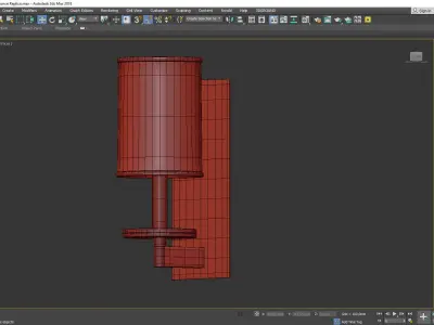 Chelsea Sconce Low-poly 3D model