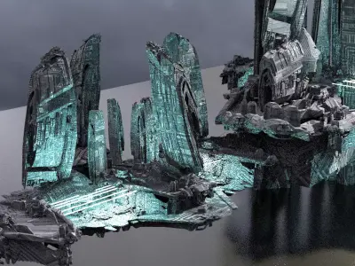 Halo Forerunner Grand structures 3D model