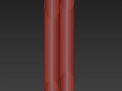 Galliano Double by DELIGHTFULL pink gold 3D model