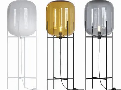 Oda floor lamps 3D model