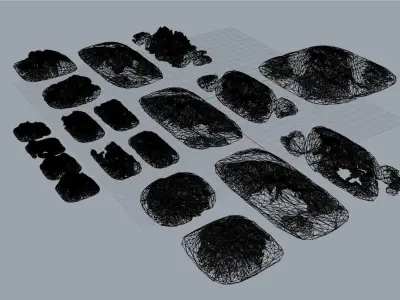 Eroded Rock Desert 3D print model