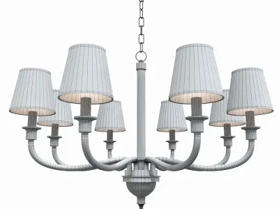 Chandelier 3D model 6