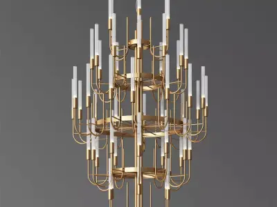 Gala Chandelier luxxu 3D model