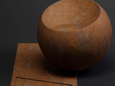 Metal vol03 Corroded 8K Seamless PBR Materials Texture
