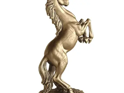 horse statue 4 3D model purchase