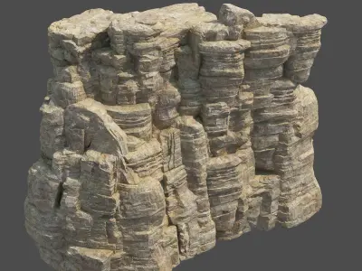 Rock Collection formation 3D model
