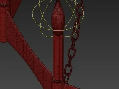 Mallorca Chandelier 3D model