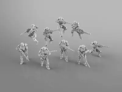 Eternal Skytroopers 3D print model