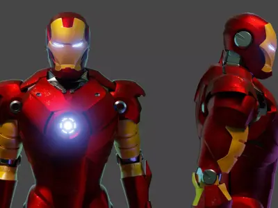 IronMan Mark III Low-poly 3D model