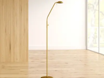 Garrard Reading Floor Lamp - 2 Colour 3D model