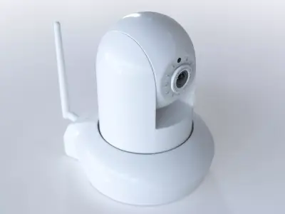 Home Camera Low Poly Low-poly 3D model