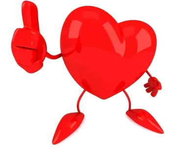 Fun heart 3D model