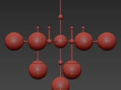 Gold Balls 3D model