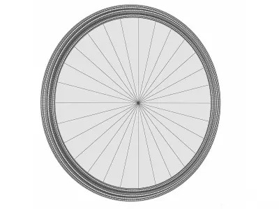 Mirror in a metal frame GZ-M1051 3D model