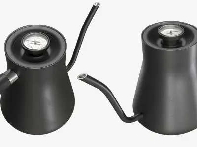 Tea Coffee Drip Kettle - 003 Low-poly 3D model
