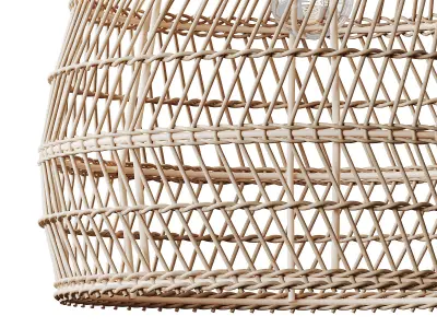 Boho Design Natural Lamp 3D model