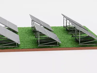 -Solar Farm V4- 3D model