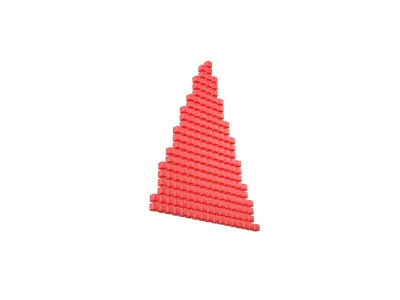 Arrow Cube Style v1 003 Low-poly 3D model