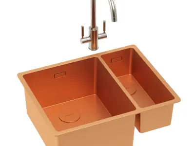 RANGEMASTER Spectra Stainless Steel Kitchen Sink 3D model