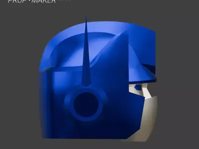 DIY Transformers G1 Optimus Prime Helmet EVA Foam Template 3D model