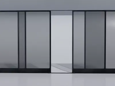 Basic window 3000 x 1500 mm 3D model