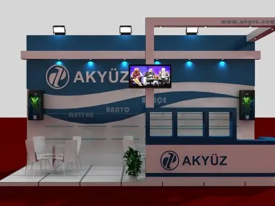 Akyuz Exhibition Stand 3D model