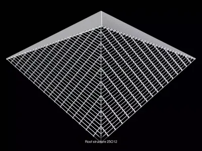 Roof structure 3D Model Pack