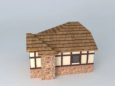 European Cottage Free 3D model