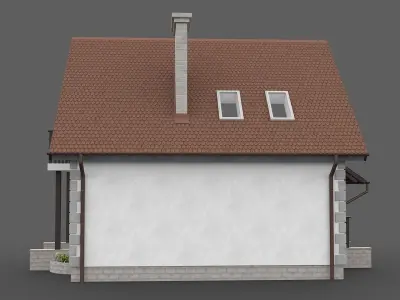 Cottage house numbers 3D model
