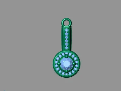 Women Pendants 3DM STL Pendant Renders Details 3D print model 3D print model