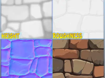 Stylized Wall Seamless Texture Texture 99