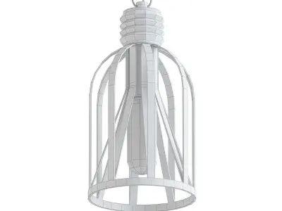 Greenfield cage pendant light 3D model