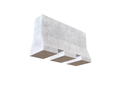 Road Barriers v1 007 Low-poly 3D model