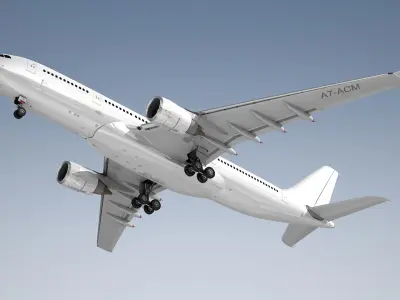  Airbus A330-200 Generic White 