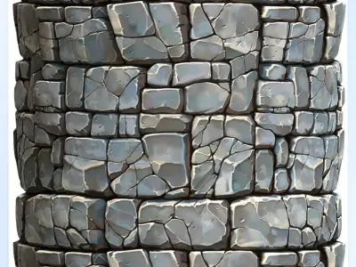 Stylized Wall Seamless Texture Texture 113