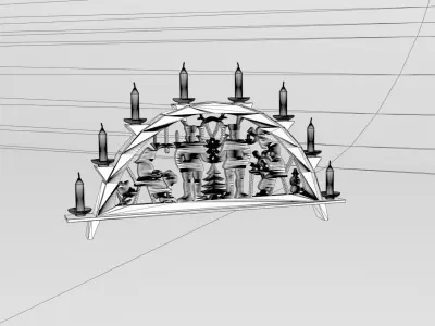 flying buttress SCHWIBBOGEN    3D model