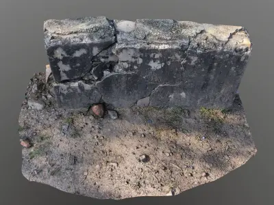 Scanned 3D Model Low Poly Pack Low-poly 3D model