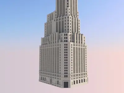 20 Exchange Place 3D print model