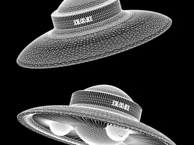 SciFi Classic 1950s UFO 3D model