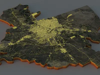 Baghdad Iraq 3D model
