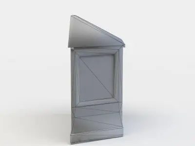 House oriel Low-poly 3D model