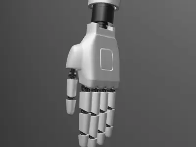 Robotic hand 3D model