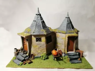 RUBEUS HAGRID HUT 3D print model