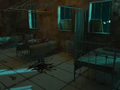 Spooky Hospital 3D model