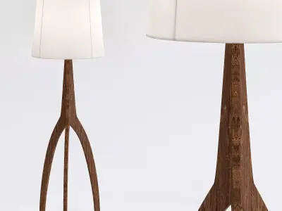 Linden Floor Lamp 3D model