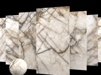 Marble Set Museum Crystal Thunder 80x160 Texture
